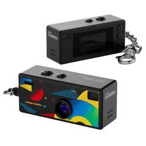 CharmSnap Mini Keychain Camera, 1080P HD Digital Camera, 2MP Point & Shoot, Portable Pocket Camera for Kids & Travel, Wide Angle Lens, USB-C Rechargeable (Black) CharmSnap Mini Keychain Camera, 1080P HD Digital Camera, 2MP Point & Shoot, Portable Pocket Camera for Kids & Travel, Wide Angle Lens, USB-C Rechargeable (Black)