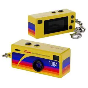 CharmSnap Mini Keychain Camera, 1080P HD Digital Camera, 2MP Point & Shoot, Portable Pocket Camera for Kids & Travel, Wide Angle Lens, USB-C Rechargeable (Yellow) CharmSnap Mini Keychain Camera, 1080P HD Digital Camera, 2MP Point & Shoot, Portable Pocket Camera for Kids & Travel, Wide Angle Lens, USB-C Rechargeable (Yellow)
