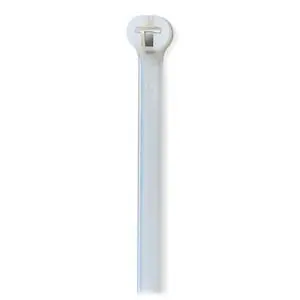 Ty-Rap Natural Cable Ties, 13 in, 120 lb, 50 Pack | High-Performance, Nylon 6.6 Material, Stainless Steel Barb, for Indoor Use, L13 X W0.27 Inches, TY527M Ty-Rap Natural Cable Ties, 13 in, 120 lb, 50 Pack | High-Performance, Nylon 6.6 Material, Stainless Steel Barb, for Indoor Use, L13 X W0.27 Inches, TY527M