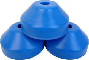 Blue Plastic 7" 45rpm Vinyl Record Dome Adapter, Quantity 3 (45 rpm) Blue Plastic 7" 45rpm Vinyl Record Dome Adapter, Quantity 3 (45 rpm)