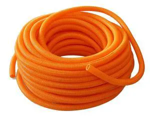 SLT34OR 3/4-Inch x 100-Feet Orange Split Loom Split Wire Loom Polyethylene Conduit Corrugated Plastic Tubing Sleeve for Various Automotive, Home, Marine, Industrial Wiring Applications SLT34OR 3/4-Inch x 100-Feet Orange Split Loom Split Wire Loom Polyethylene Conduit Corrugated Plastic Tubing Sleeve for Various Automotive, Home, Marine, Industrial Wiring Applications