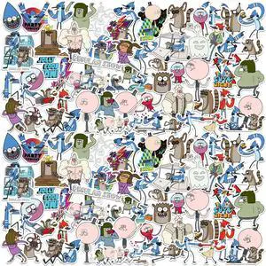 Regular Show 100 Vinyl Stickers Waterproof Die-Cut Decals Laptop Scrapbook Regular Show 100 Vinyl Stickers Waterproof Die-Cut Decals Laptop Scrapbook
