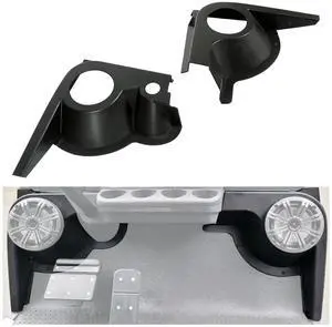Speaker Pods Compatible with 1994-2023 EZGO TXT Replacement for 627153 Golf Cart Black Texture Pair ABS Speaker Stands Speaker Pods Compatible with 1994-2023 EZGO TXT Replacement for 627153 Golf Cart Black Texture Pair ABS Speaker Stands