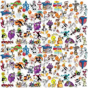 Space Jam 150ct Vinyl L Deluxe Stickers Variety, Skateboard, Indoor/Outdoor Space Jam 150ct Vinyl L Deluxe Stickers Variety, Skateboard, Indoor/Outdoor