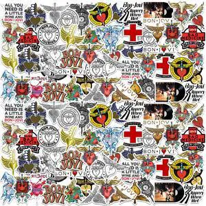 Bon Jovi Album Art Band Logo 100 Vinyl Stickers Waterproof Die-Cut Decals Bon Jovi Album Art Band Logo 100 Vinyl Stickers Waterproof Die-Cut Decals