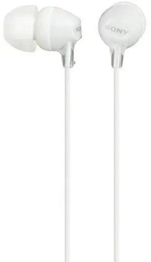 MDR-EX15LP Color EX Series in-Ear Earbud Headphones LOT of 24 - White MDR-EX15LP Color EX Series in-Ear Earbud Headphones LOT of 24 - White
