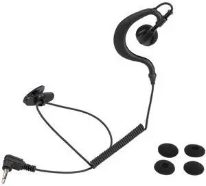 AEH15-S-35L G Shape Soft Ear Hook 3.5mm Receiver/Listen Only Earpiece Compatible with Motorola Kenwood Icom 2-Way Radio Speaker Microphone AEH15-S-35L G Shape Soft Ear Hook 3.5mm Receiver/Listen Only Earpiece Compatible with Motorola Kenwood Icom 2-Way Radio Speaker Microphone