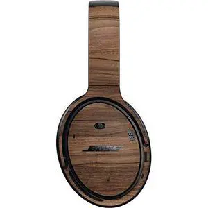 Decal Audio Skin Compatible with Bose QuietComfort 35 II Headphones - Officially Licensed Originally Designed Natural Walnut Wood Design Decal Audio Skin Compatible with Bose QuietComfort 35 II Headphones - Officially Licensed Originally Designed Natural Walnut Wood Design