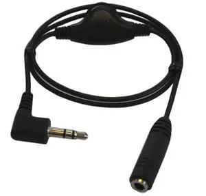 MyCableMart 10inch 3.5mm in-Line Volume Control Adapter for Headphone, Black MyCableMart 10inch 3.5mm in-Line Volume Control Adapter for Headphone, Black
