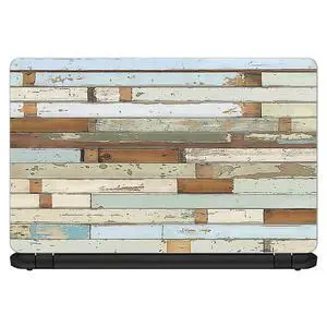Custom Fit Made to Order Laptop Notebook Skin Vinyl Sticker Cover Decal Fits 13.3" 14" 15.6" 16" Laptops Beach Wood Panels Teal White Wash Custom Fit Made to Order Laptop Notebook Skin Vinyl Sticker Cover Decal Fits 13.3" 14" 15.6" 16" Laptops Beach Wood Panels Teal White Wash