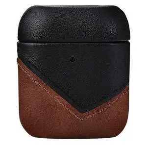 Premium Leather Case Compatible with Apple AirPods 1 & 2, Wireless Charging, Two-Piece Design, Terra Premium Leather Case Compatible with Apple AirPods 1 & 2, Wireless Charging, Two-Piece Design, Terra