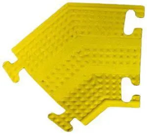 Drop Over Floor Cord Cover 45 Degree Left Turn 1 Channel Cable or Wire Protector Rubber Ramp Turn for Indoor and Outdoor Use Yellow Drop Over Floor Cord Cover 45 Degree Left Turn 1 Channel Cable or Wire Protector Rubber Ramp Turn for Indoor and Outdoor Use Yellow