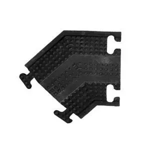 Drop Over Floor Cord Cover 45 Degree Left Turn 1 Channel Cable or Wire Protector Rubber Ramp Turn for Indoor and Outdoor Use Black Drop Over Floor Cord Cover 45 Degree Left Turn 1 Channel Cable or Wire Protector Rubber Ramp Turn for Indoor and Outdoor Use Black