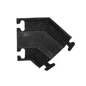 Drop Over Floor Cord Cover 45 Degree Right Turn 1 Channel Cable or Wire Protector Rubber Ramp Turn for Indoor and Outdoor Use Black Drop Over Floor Cord Cover 45 Degree Right Turn 1 Channel Cable or Wire Protector Rubber Ramp Turn for Indoor and Outdoor Use Black