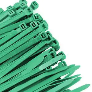 Pro Tie Standard Duty, Self-Locking Nylon Cable Wire Ties for Indoor and Outdoor Use | 11.8-Inch, 50 lbs. Tensile Strength, Green Nylon, 100-Pack (PN: GR11SD100) Pro Tie Standard Duty, Self-Locking Nylon Cable Wire Ties for Indoor and Outdoor Use | 11.8-Inch, 50 lbs. Tensile Strength, Green Nylon, 100-Pack (PN: GR11SD100)