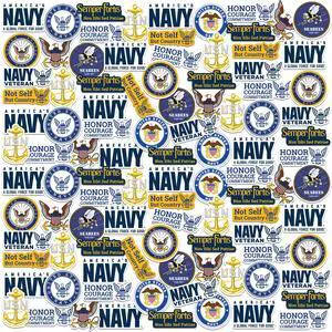 United States Navy 100 Vinyl Stickers Waterproof Die-Cut Decals Laptop Car United States Navy 100 Vinyl Stickers Waterproof Die-Cut Decals Laptop Car
