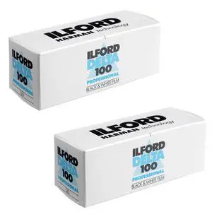 2 X 1743399 Delta Pro 100 120 Fine Grain Medium Speed, Black and White Film, ISO 100, 120 Size 2 X 1743399 Delta Pro 100 120 Fine Grain Medium Speed, Black and White Film, ISO 100, 120 Size