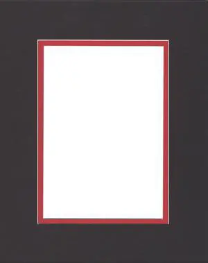 20x24 Black & Bright Red Double Picture Mats Bevel Cut for 16x20 Pictures 20x24 Black & Bright Red Double Picture Mats Bevel Cut for 16x20 Pictures