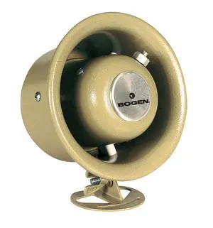 Communications, Inc. SPT5A Horn; 250 Hz to 14 kHz; 7.5 W (RMS) W; -22; 6 in. Dia.x 4 in. D; Plastic Communications, Inc. SPT5A Horn; 250 Hz to 14 kHz; 7.5 W (RMS) W; -22; 6 in. Dia.x 4 in. D; Plastic
