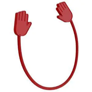 Ruby Holding Hands Ultra-Powerful Magnetic Silicone Zip Ties, AS-SEEN-ON-TV, Industrial-Strength Cable Ties with Magnet Automatically Stick Together, Reusable, Great for Cables, Cords Ruby Holding Hands Ultra-Powerful Magnetic Silicone Zip Ties, AS-SEEN-ON-TV, Industrial-Strength Cable Ties with Magnet Automatically Stick Together, Reusable, Great for Cables, Cords