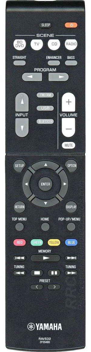 OEM Remote Control Originally Shipped with RX-V383, RXV383 OEM Remote Control Originally Shipped with RX-V383, RXV383