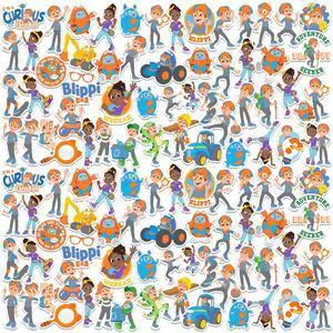 Blippi 100 Vinyl Stickers Waterproof Die-Cut Decals Laptop Water Bottle Car Blippi 100 Vinyl Stickers Waterproof Die-Cut Decals Laptop Water Bottle Car