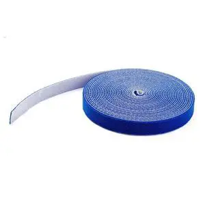 50ft Hook and Loop Roll - Cut-to-Size Reusable Cable Ties - Bulk Industrial Wire Fastener Tape/Adjustable Fabric Wraps Blue/Resuable Self Gripping Cable Management Straps (HKLP50BL) 50ft Hook and Loop Roll - Cut-to-Size Reusable Cable Ties - Bulk Industrial Wire Fastener Tape/Adjustable Fabric Wraps Blue/Resuable Self Gripping Cable Management Straps (HKLP50BL)