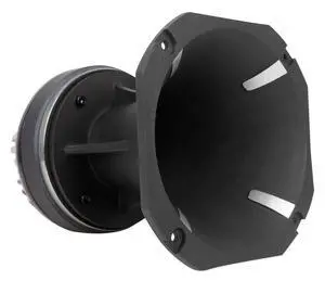 HT120 2" 360w Car/Pro Aluminum Horn Titanium Tweeter w/ 2" Voice Coil | 360W Peak / 120W RMS, Compression Driver, 34 oz Magnet, Kapton Coil, Ferro Fluid Cooling, 8 Ohms, Bolt-On, Shallow Mount HT120 2" 360w Car/Pro Aluminum Horn Titanium Tweeter w/ 2" Voice Coil | 360W Peak / 120W RMS, Compression Driver, 34 oz Magnet, Kapton Coil, Ferro Fluid Cooling, 8 Ohms, Bolt-On, Shallow Mount