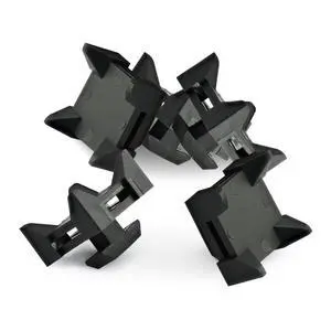 8020, 12314, 10 and 25 Series Nylon Cable Zip Tie Mounting Block Cable Tie Mount for Wire Management (5 Pack) 8020, 12314, 10 and 25 Series Nylon Cable Zip Tie Mounting Block Cable Tie Mount for Wire Management (5 Pack)