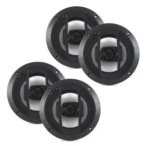 R63 Set of 2 Riot 6.5" 300 Watt 3-Way 4 Ohm Full Range Car Audio Coaxial Stereo Speakers with Tweeter & Poly Injection Cone, Pair R63 Set of 2 Riot 6.5" 300 Watt 3-Way 4 Ohm Full Range Car Audio Coaxial Stereo Speakers with Tweeter & Poly Injection Cone, Pair