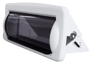 RWSG4W White Universal Marine/Boat Receiver Splash Guard Housing | Fits 1 DIN Head Units, UV-Resistant ABS, Spring Loaded Flip Door, Stainless Steel Hardware, EVA Foam Gasket, Waterproof RWSG4W White Universal Marine/Boat Receiver Splash Guard Housing | Fits 1 DIN Head Units, UV-Resistant ABS, Spring Loaded Flip Door, Stainless Steel Hardware, EVA Foam Gasket, Waterproof