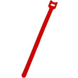 6 Inch Hook and Loop Reusable Strap Cable Cord Wire Ties 25 Pack Red 6 Inch Hook and Loop Reusable Strap Cable Cord Wire Ties 25 Pack Red