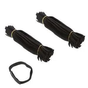 9 Inch (100-pack) Hook and Loop Self Gripping Fastening Cable Ties 1/2" Width - Multipurpose Microfiber Cloth Cable Organizer Self Adesive Pre-Cut Straps 9 Inch (100-pack) Hook and Loop Self Gripping Fastening Cable Ties 1/2" Width - Multipurpose Microfiber Cloth Cable Organizer Self Adesive Pre-Cut Straps