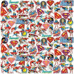 Supergirl Retro 100 Vinyl Stickers Waterproof Die-Cut Decals Laptop Car Supergirl Retro 100 Vinyl Stickers Waterproof Die-Cut Decals Laptop Car