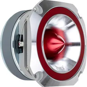Heavy Duty Super Tweeter (ATR-4053-RED), 400 Watts, Die Cast Aluminum Frame, Candy Red, Diamond Chrome Cutting Fnish, 1.5 Kapton Voice Coil, 4-8 Ohms Heavy Duty Super Tweeter (ATR-4053-RED), 400 Watts, Die Cast Aluminum Frame, Candy Red, Diamond Chrome Cutting Fnish, 1.5 Kapton Voice Coil, 4-8 Ohms