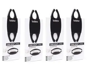 Cord Wrap - Large - Black (4) Cord Wrap - Large - Black (4)