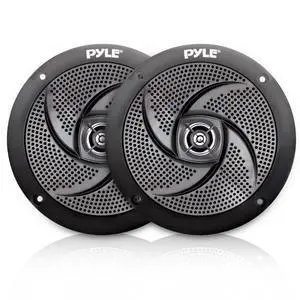 Low-Profile Waterproof Marine Speakers - 100W 4 Inch 2 Way 1 Pair Slim Style Waterproof and Weather Resistant Outdoor Audio Stereo Sound System, For Boat, Off-Road Vehicles - Pyle (Black) Low-Profile Waterproof Marine Speakers - 100W 4 Inch 2 Way 1 Pair Slim Style Waterproof and Weather Resistant Outdoor Audio Stereo Sound System, For Boat, Off-Road Vehicles - Pyle (Black)