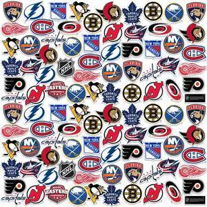 NHL Eastern Conference Hockey Team Logos 200 Vinyl Stickers Waterproof Car NHL Eastern Conference Hockey Team Logos 200 Vinyl Stickers Waterproof Car