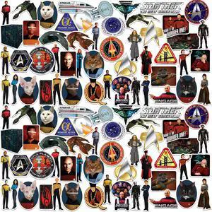 Star Trek The Next Generation 100 Vinyl Stickers Waterproof Die-Cut Decals Star Trek The Next Generation 100 Vinyl Stickers Waterproof Die-Cut Decals