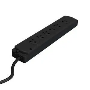 Power Strip Extension Cord 10 Feet Black Power Strip Extension Cord 10 Feet Black
