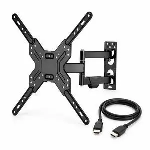 TV Wall Mount Bundle with HDMI Cable Fixed, Tilting & Full Motion Options VESA Compatible Multiple Size Options (19"-50" Full Motion) TV Wall Mount Bundle with HDMI Cable Fixed, Tilting & Full Motion Options VESA Compatible Multiple Size Options (19"-50" Full Motion)