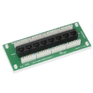 8-Port CAT6 Ethernet Data Module with Universal Adhesive Mount, UL Listed, Compact PCB Board 8-Port CAT6 Ethernet Data Module with Universal Adhesive Mount, UL Listed, Compact PCB Board