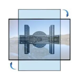 TV Wall Mount Landscape to Portrait Rotation, Fixed Mounting Bracket, Low-Profile for Samsung, Sony, Toshiba, Sharp, LG, Element, Westinghouse, TCL 32 to 60 Inch (Some 70") TVs, 110 lbs TV Wall Mount Landscape to Portrait Rotation, Fixed Mounting Bracket, Low-Profile for Samsung, Sony, Toshiba, Sharp, LG, Element, Westinghouse, TCL 32 to 60 Inch (Some 70") TVs, 110 lbs