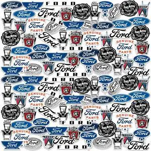 Ford Branding 100 Vinyl Stickers Waterproof Die-Cut Decals Laptop Scrapbook Ford Branding 100 Vinyl Stickers Waterproof Die-Cut Decals Laptop Scrapbook