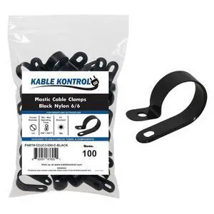 Nylon Cable Clamps RType 1/2 Diameter 100 Pcs - Nylon 6-6 Screw Mount Wire Clamps Cord Clips Mounting Fastener Clip Cord Clamps for Industrial & Automotive Use Black Nylon Cable Clamps RType 1/2 Diameter 100 Pcs - Nylon 6-6 Screw Mount Wire Clamps Cord Clips Mounting Fastener Clip Cord Clamps for Industrial & Automotive Use Black