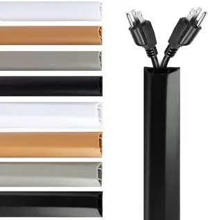 TV Cord Hider Cable Protector - Strong Self Adhesive Wall Cord Cover Cable Hider - Low Profile Cable Management Wall Cord Concealer Cable Raceway TV Cord Hider Cable Protector - Strong Self Adhesive Wall Cord Cover Cable Hider - Low Profile Cable Management Wall Cord Concealer Cable Raceway