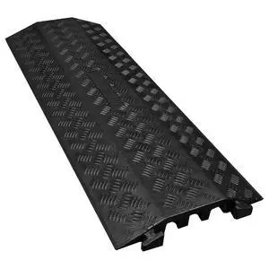 Large Drop Over Cable Protector 3 Channel Cord Cover 1.3"x1.3" Large Drop Over Cable Protector 3 Channel Cord Cover 1.3"x1.3"