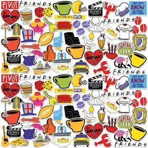 Friends Iconic 150 Vinyl Stickers Waterproof Die-Cut Decals Laptop Car Friends Iconic 150 Vinyl Stickers Waterproof Die-Cut Decals Laptop Car