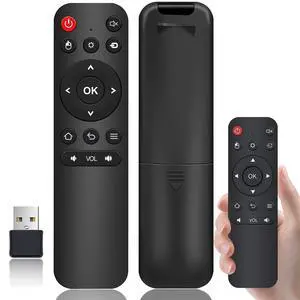Universal USB Remote Control, Plug & Play Media Remote for PC, Laptop, Smart TV, Windows, Mac, HTPC, PowerPoint Presentation, Music & Video Playback Universal USB Remote Control, Plug & Play Media Remote for PC, Laptop, Smart TV, Windows, Mac, HTPC, PowerPoint Presentation, Music & Video Playback