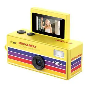 Mini Keychain Digital Camera with Flip Display and Built-in Flash (Yellow) Mini Keychain Digital Camera with Flip Display and Built-in Flash (Yellow)